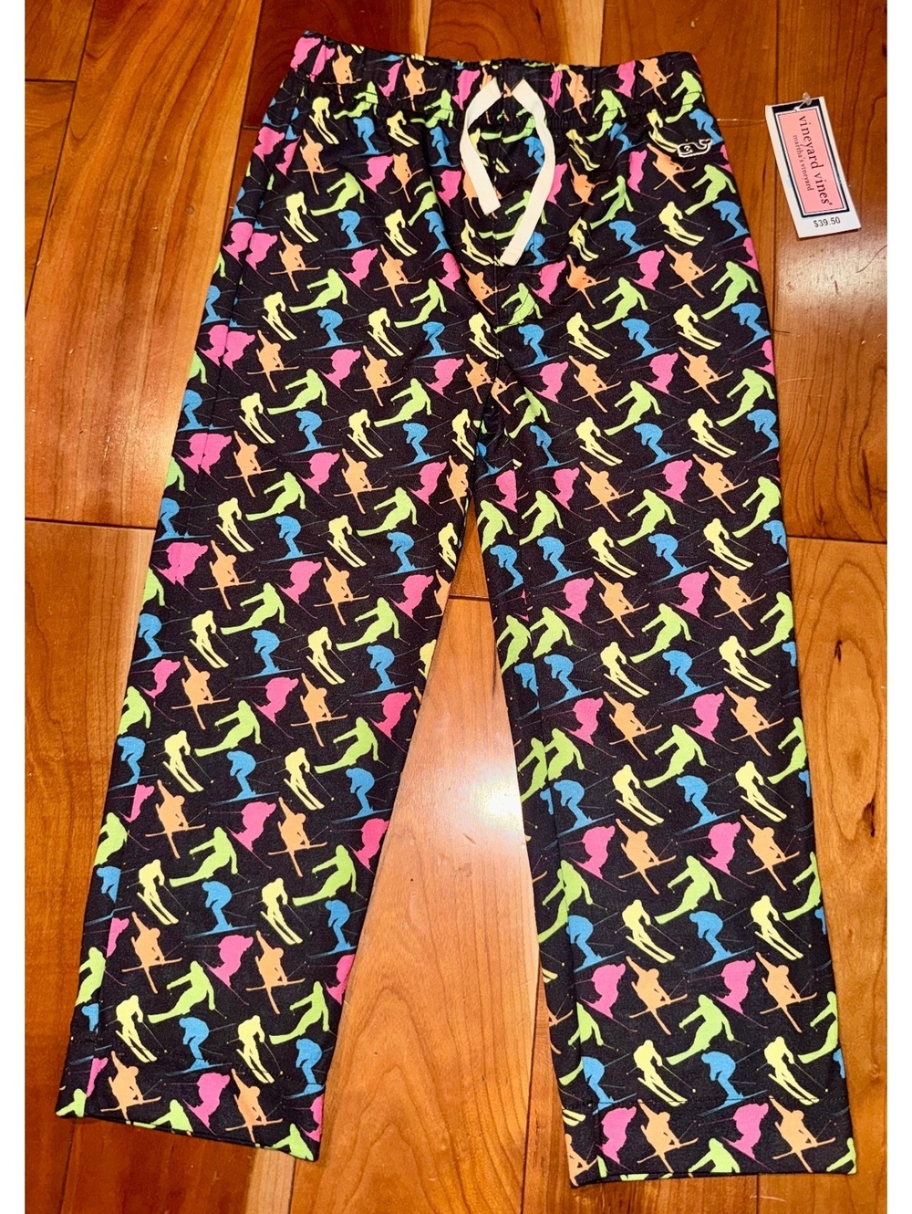 NWT Vineyard Vines Loungegear Kid’s Jet Black Tourist Ski Lounge Pants Size 5